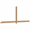 Ekena Millwork Eugene Smooth Timber Gable Bracket, Western Red Cedar, 108"W x 40"H x 1 1/2"D x 3 1/2"F, 9/12 Pitch GBW108X40X0204EUG00SWR - alternate 4